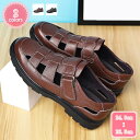 1700円OFFクーポン サンダル メンズ ビジネスシューズ 夏用 歩きやすい 紳士靴 オフィス 通勤 お出掛け レザー マジックテープ スポーツ 履き心地 外...