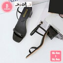 1000円OFFクーポン 歩きやすい 履きやすい 靴づれしにくい 楽 低反発 クッション Tストラップ ゴムストラップ スクエアトゥ ヒール ウッドヒール ふとヒール サンダル 華奢 ヌーディー シンプル レディース ふわふわ クッション バーストラップ スクエアトゥ YJSO