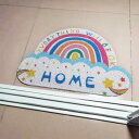 800円OFFクーポン 玄関マット 屋外マット エントランスマット 泥落とし 半円 おしゃれ PVC 掃除易い 洗える 耐磨耗性 カット可能 滑り止め付 北欧 業務用 家庭用 屋内屋外兼用 大判 入り口 引っ越し 泥落しマット ドアマット YJSO
