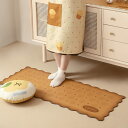 キッチンマット クッキー柄 拭ける キッチン用クッション フロアマット クッション 水拭き 洗濯いらず お手入れ簡単 防水防汚 傷防止 滑り止め加工 はっ水 洗...