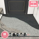 500円OFFクーポン 玄関マット 水はけ 汚れ に強い 華やか PVCエントランスマット 幾何学 ポリ塩化ビニル フロアマット エントランス 泥落としマット ...