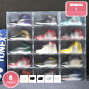 1000円OFFクーポン シューズ 収納ボックス クリア 大きい 6個 大容量 スニーカーボックス シューズボックス 小物 文房具 化粧品 収納ケース 靴ケース 收 靴箱 男女兼用 ブーツボックス 玄関 靴棚 組立て式 扉付き 折りたたみ シューズラック YJSO