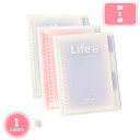 800円OFFクーポン リングノート B5 ノート リングメモ帳 B5 60枚 ライトピンク ルーズリーフ さらさら書ける 横罫線入り ラージサイズ(横17.3...