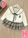 800円OFFクーポン セットアップ キッズ 長袖 子供服 女の子 大きいサイズ カーディガン スカート おしゃれ 無地 可愛い ベビー服 春 秋 ジュニア ニ...