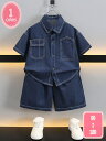 800円OFFクーポン セットアップ キッズ 男の子 子供服 上下セット ポロシャツ 半袖 ハーフパンツ おしゃれ 可愛い 2点セット 春 夏 ベビー服 ジュニ...