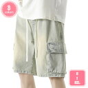 800円OFFクーポン デニムパンツ メンズ デニム パンツ ストレッチ ショートパンツ ショーツ ハーフパンツ 春夏 春 夏 五分丈 ウエストゴム ボトムス パンツ カジュアル パンツ 着心地良い 大きいサイズ 半ズボン シンプル ポケット 多い YJSO