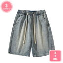 800円OFFクーポン ショートパンツ メンズ デニムハーフパンツ カーゴパンツ コットン ゆったり 5分丈 綿 ズボン ビッグシルエット ゆったり ストリート系 5分丈 おしゃれ 短パン 大きいサイズ カジュアル プール ストリート系 お兄系 YJSO