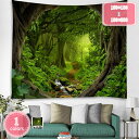 800円OFFクーポン タペストリー 自然の風景の壁掛け布 風景写真タペストリー アパート 落ち葉 ココナッツの木 ストリーム 蝶 森林 自然風景 洗える 部屋...