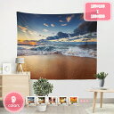 800円OFFクーポン タペストリー ビーチタペストリー 海景タペストリー アパート 日光 海洋 ココナッツの木 海の景色 ビーチ リーフ 防水 リビングルーム...