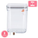 300円OFFクーポン 保存容器 プラスチック 保存容器 密閉容器 食品貯蔵タンク 密閉 キャニスター 密封ジャー ポップアップコンテナ 片手で簡単開閉 プラス...