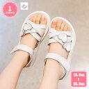 500円OFFクーポン サンダル キッズ 子供 女の子 子ども こども ペタンコ 履きやすい かわいい おしゃれ マジックテープ 甲ストラップ 歩きやすい 小学...