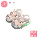 500円OFFクーポン サンダル キッズ 女の子 シューズ おしゃれ ベビー 靴 子供 子ども こども ペタンコ 履きやすい かわいい マジックテープ式 甲スト...