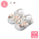 800円OFFクーポン サンダル キッズ 女の子 靴 夏 つま先保護 可愛い 子供 シューズ ガールズ ビーチサンダル プリンセスシューズ キラキラ ベビー ガ...