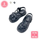 1000円OFFクーポン 子供靴 キッズ シューズ 夏靴 軽量 柔軟性 女の子 サンダル 履きやすい ドレスシューズ フォーマルシューズ フラワー付き 可愛い ...