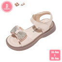 800円OFFクーポン キッズサンダル 夏 清涼 女の子 子ども ビーチサンダル 蝶結び アンクルストラップ 子供靴 キッズ マジックテープ式 フォーマルシュー...