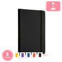500円OFFクーポン ノート シンプル ノートブック ハードカバー 70gsm無酸厚紙 A5サイズ(21.3 x 13.8cm) ブラック 横罫 革ノート P...