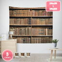 500円OFFクーポン 図書館タペストリー清楚な本棚と本タペストリー壁掛け居間の寝室の寮の装飾的な芸術のタペストリー 吊り布 壁の装飾 アート 多機能布 大判 ...