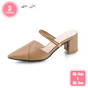 800円OFFクーポン 2wayストラップパンプス ミュールパンプス つっかけ ポインテッドトゥ 2way パンプス 痛くない レディース 歩きやすい 太ヒール チャンキーヒール 甲ストラップ バックストラップ ブラック 黒 結婚式 仕事 オフィスサンダル YJSO