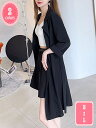 1700円OFFクーポン トレンチコート レディース バックプリーツ 着痩せ 春秋 ロング丈 おしゃれ カジュアル 通勤 通学 トレンド スプリングコート ガウンコート ゆったり 体型カバー チュニックコート ジャケット 長袖 トレンチコート YJSO
