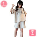 1700円OFFクーポン 春夏 ジャージ 上下 キッズ 女の子 半袖 セットアップ スポーツウェア ゆったり 可愛い 半袖Tシャツ ショートパンツ ウエストゴム...