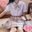 3500円OFFクーポン チェック 子供服 セットアップ 半袖シャツ プリーツスカート セット 子供服 チェック柄 リボン付き 半袖 シャツ ウエストゴム スカ...