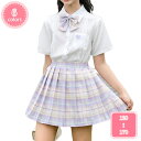 1700円OFFクーポン 子供服 女の子 セットアップ ブラウス+スカート 上下2点セット セーラー服 半袖 スーツ セット キッズ服 可愛いリボン付き 上下セ...