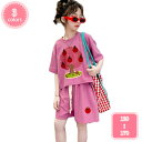 800円OFFクーポン 女の子 子供服 上下セット 子ども用 Tシャツ 半袖 スカート キッズ服 2点セット ガールズ 夏服 女の子 半袖 tシャツ ハーフパン...