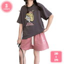 800円OFFクーポン キッズ ジャージ 上下 女の子 半袖 tシャツ ハーフパンツ 上下セット 子供 韓国風 キッズ セットアップ スウェット ガールズ 夏服...