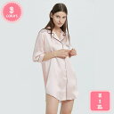 肌にやさしい ネグリジェ パジャマ ワンピースパジャマ ハーフスリップ セクシー シャツ式 ネグリジェ シルク ゆったり セクシーランジェリー 優雅 透け感 ナ...