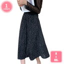 500円OFFクーポン 大人スカート プリーツスカート ロングスカート マキシ丈 Aライン 体型カバー ハイウエスト 着痩せ かわいい 春秋冬 レディース コーディネート カジュアル OL 女性 綺麗なシルエット ドットプリント おしゃれ YJSO