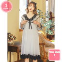 ネグリジェ レディース パジャマ 可愛い 姫系ネグリジェ ワンピース ロング 長袖 ルームウェア 部屋着 レースパジャマ ナイトウェア 春夏用 便利服 きれいめ 寝巻き ランジェリー 薄手 寝間着 快適パジャマ 女性 YJSO