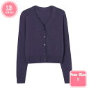 カシミヤタッチ Vネック カーディガン レディース 長袖ニット 事務服 薄手 オフィス きれいめ かわいい かーでがんレディース 女 ボレロ 無地 UVカット ...