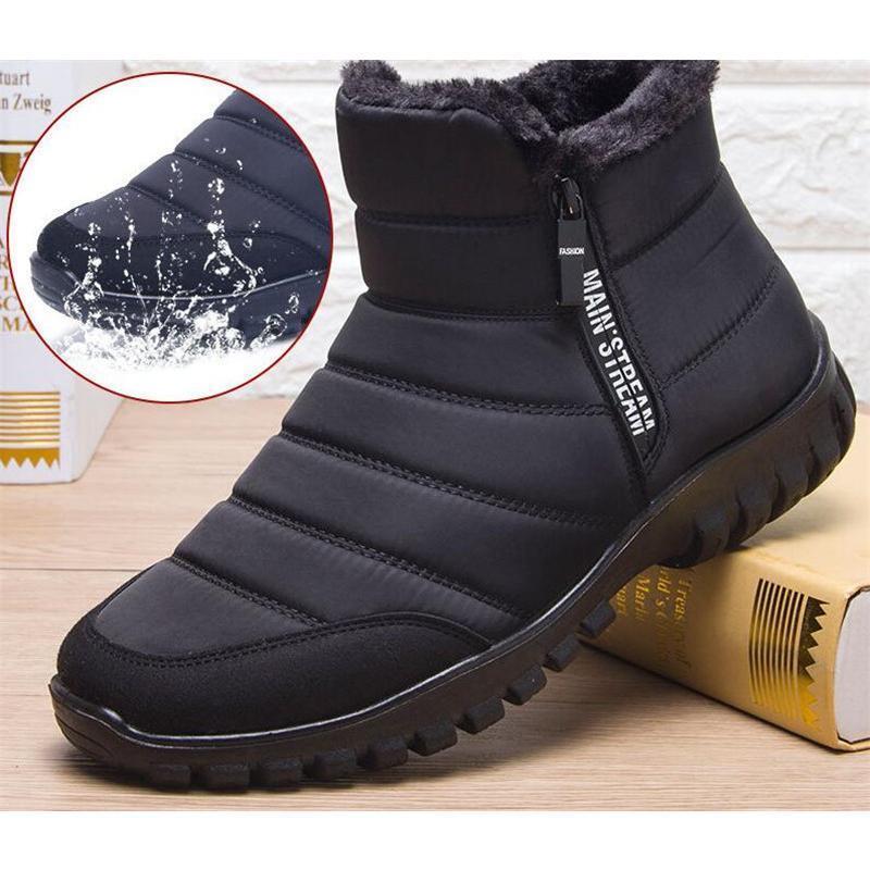 スノーブーツ メンズ ムートンブーツ レディース 裏ボア 雪靴 ショートブーツ スノーシューズ 冬 クッション 滑り止め 無地 防寒 撥水 裏フリーススノーブーツ メンズ ムートンブーツ レディース 裏ボア 雪靴 ショートブーツ スノーシュ...