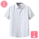 800円OFFクーポン 半袖シャツ メンズ 春服 夏服 トップス ビッグシルエット ゆったり ギフト プレゼント シンプル 春 夏 秋 ワイシャツ おしゃれ 開...