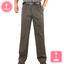 シニア メンズ 紳士 スラックス ツータック ストレート オールシーズン 春夏 秋冬 チノパン ゆったりツータックパンツ ゴルフ パンツ シニアファッション 敬老の日 YJSO
