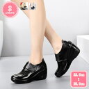 1000円OFFクーポン パンプス ウェッジソール ヒール 6 - 7CM レディース 厚底パンプス ウェッジソールパンプス 甲ベルト 黒 厚底 ハイヒール ス...