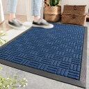 300円OFFクーポン 玄関マット 屋外 ドアマット 滑り止め 業務用マット 室内 泥落とし 吸水 ストライプ 速乾 足ふきマット 防カビ ラバーマット ノンス...