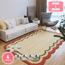 500円OFFクーポン 異形ラグ カーペット おしゃれ かわいい 雲の形 滑り止め付き フットマット 洗える 北欧 ポップ コンパクト ホットカーペット対応 オールシーズン スベリ止め 折り畳み可能 大判 ラグマット ロープロファイル フロアマット 玄関 ダイニングルーム YJSO