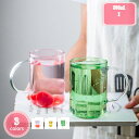800円OFFクーポン マグカップ 取っ手付 透明 コップ コーヒーカップ 北欧風 文字柄 かわいい 洋式 無地 エレガント インテリア 朝食 洋食器 耐熱カッ...