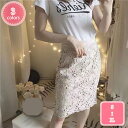 1700円OFFクーポン レーススカート 春夏 膝丈 レディース 普段使い 上品に肌見せる 浮き出るような花柄 レース 上品な雰囲気 ハイウエスト Iライン 女性用 レーススカート タイト 優雅 ひざが隠れる 動きやすい ペンシルスカート YJSO
