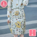 タイトスカート ハイウエスト レディース スカート 膝丈 スリット 総柄 スカート 春 夏 ウエスト 通勤 ロングスカート 二次会 おしゃれ オフィス ビジネス...