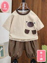 1700円OFFクーポン 子供服 2点セット ボーイズ 男の子 半袖Tシャツ ショートパンツ ハーフパンツ 男児 スポーツウェア スウェット ジャージ 半ズボン...