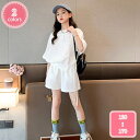 1700円OFFクーポン 韓国子供服 セットアップ 夏 カジュアル ナチュラル tシャツ 半ズボン ジャージ 半袖 パンツ 半ズボン 女の子 スポーツウェア ゆ...