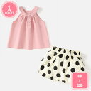 1700円OFFクーポン 韓国 子供服 2点セット キャミソール ショートパン 上下セット 夏 ノースリーブ 花柄 セットアップ ゆったり 薄手 リゾート 女の子 ベビー カジュアル キッズ こども 学園風 可愛い きれいめ 卒園式 入学式 パーティ YJSO