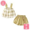 500円OFFクーポン ベビー服 上下セット セットアップ キッズ 女の子 男の子 プリント 綿 ガーゼ 子供服 タンクトップ キャミソール ショートパンツ 半ズボン 韓国子供服 夏服 おしゃれ 可愛い 赤ちゃん ルームウェア 部屋着 お出かけ YJSO