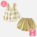 1000円OFFクーポン セットアップ 上下セット キャミソール ショートパンツ 2点セット キッズ 子供服 ベビー 赤ちゃん 女の子 トップス ボトムス キャミソール ギャザー ウエストゴム パンツ キュート ガーリー おしゃれ かわいい お出かけ YJSO
