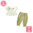 子供服 女の子 セットアップ 夏 ノースリーブ Tシャツ ハーフパンツ 韓国風 上下セット キッズ服 半袖セットアップ キュロットパンツ 袖無し トップス 七分...