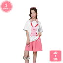 800円OFFクーポン 子供服 セットアップ 女の子 韓国 風 キッズ ファッション 上下 2点 セット ハーフパンツ おしゃれ かわいい カジュアル 美脚 ス...