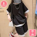 800円OFFクーポン ジャージ 上下セット 韓国子供服 女の子 男の子 tシャツ 半袖ボーダー ハーフパンツ セットアップ キッズ ジュニア おしゃれ 可愛い...