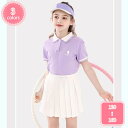 800円OFFクーポン ガールズ セットアップ 子供服 女の子 ジャージ 上下セット 半袖Tシャツ スカート 2点セット キッズ服 カジュアル 普段着 通園 通...